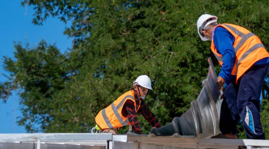 Professional metal roof installation in Durant, IA
